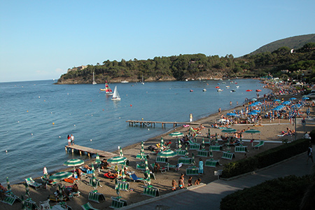 Spiaggia sisola d'Elba