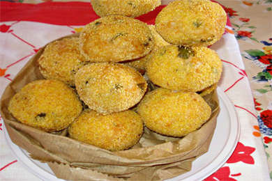 Mini suppli di riso