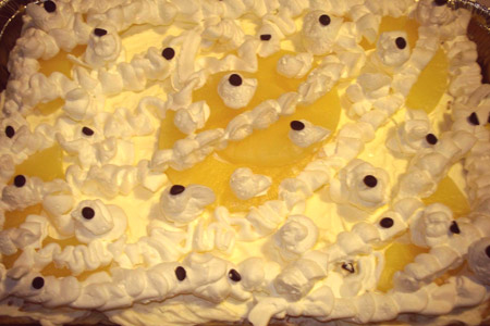 millefoglie con crema di limone e ananas