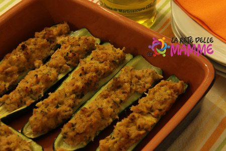 Zucchine ripiene marinare