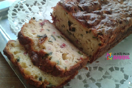 plumcake speck e zucchine