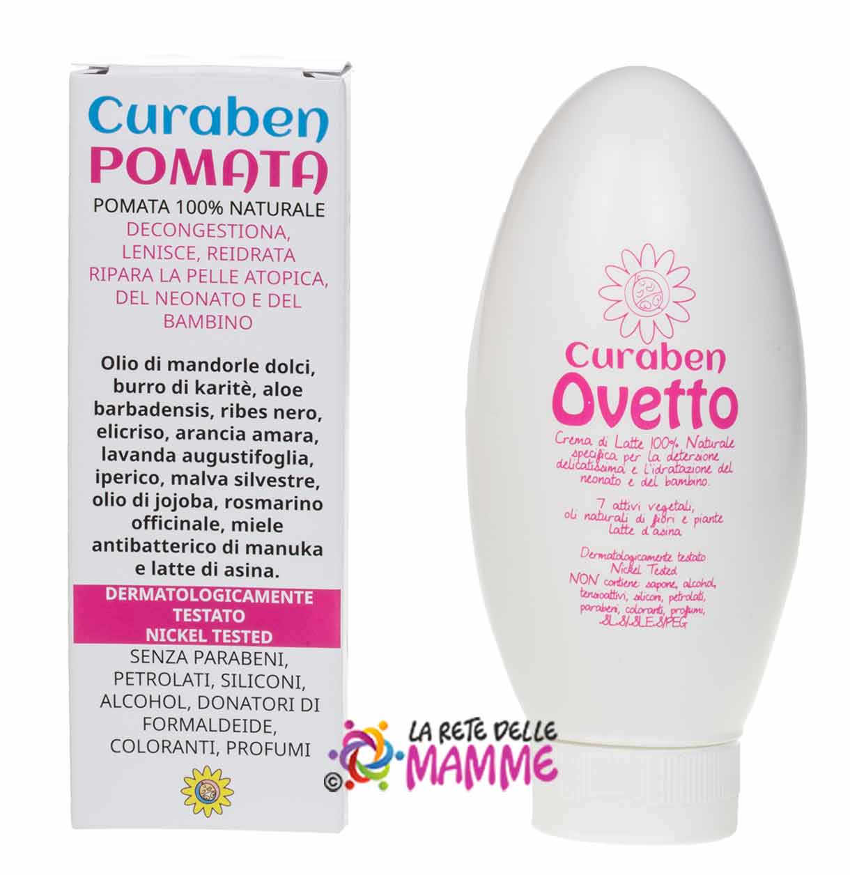 Curaben pomata e curaben ovetto